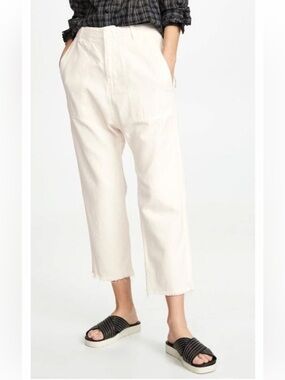 Nili Lotan Luna Pant Eggshell Ivory Size 8 $375
